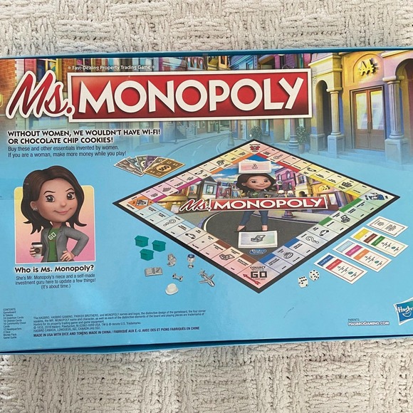 Ms. Monopoly Board Game Ages 8+ NEW - Picture 12 of 12
